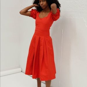 Ajaie Alaie Spring You Pretty dress in tomato